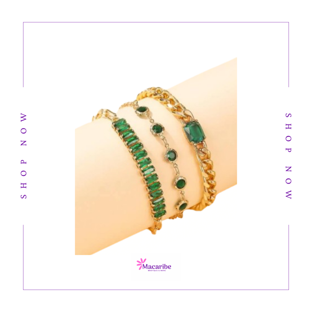 Esmerald Bracelet Set