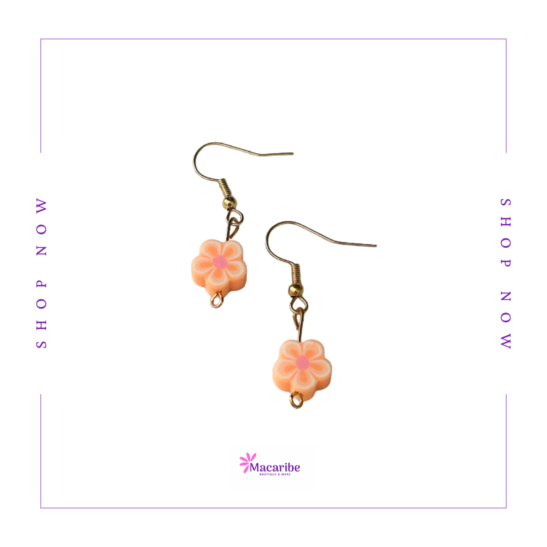 Multicolored Flower Earrings