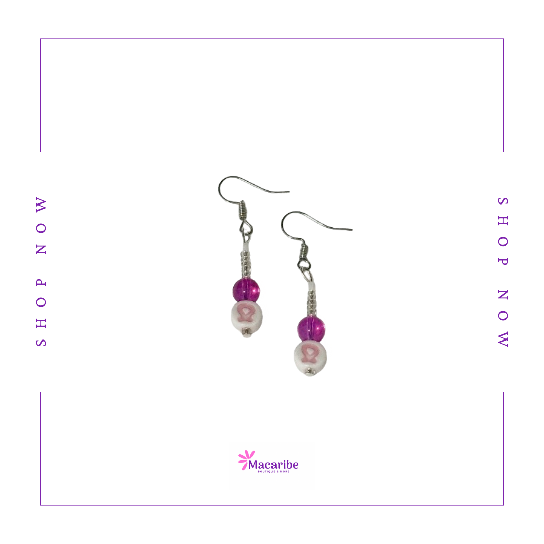Breast Cancer Awareness Earrings