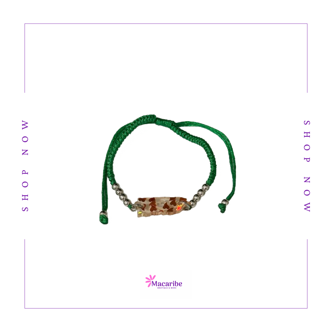 Adjustable Puerto Rico Macrame Bracelet