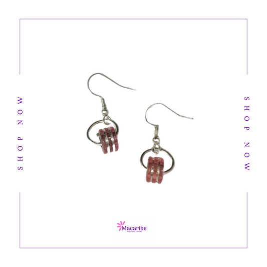 Bright Pink Earrings