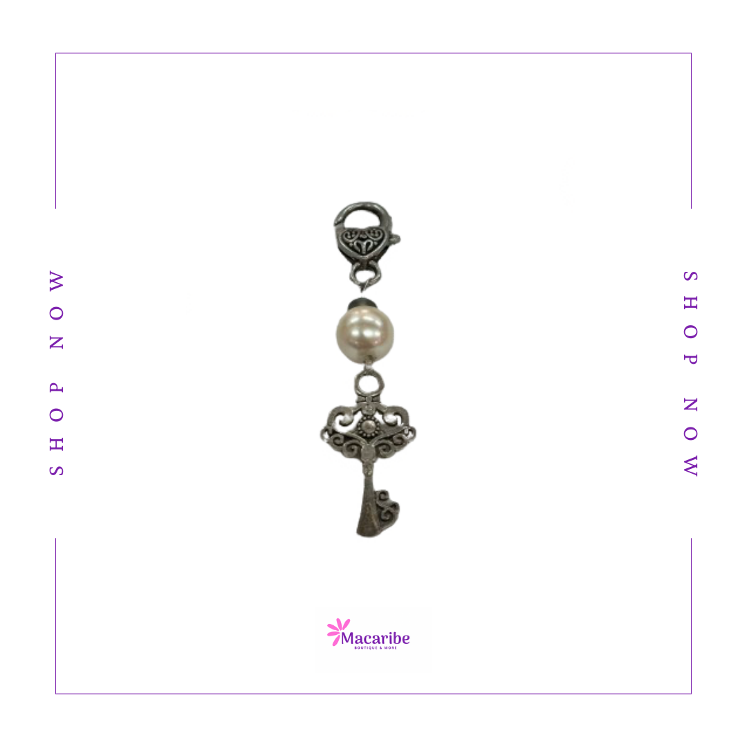 Silvered Key Chain