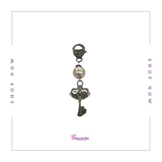Silvered Key Chain