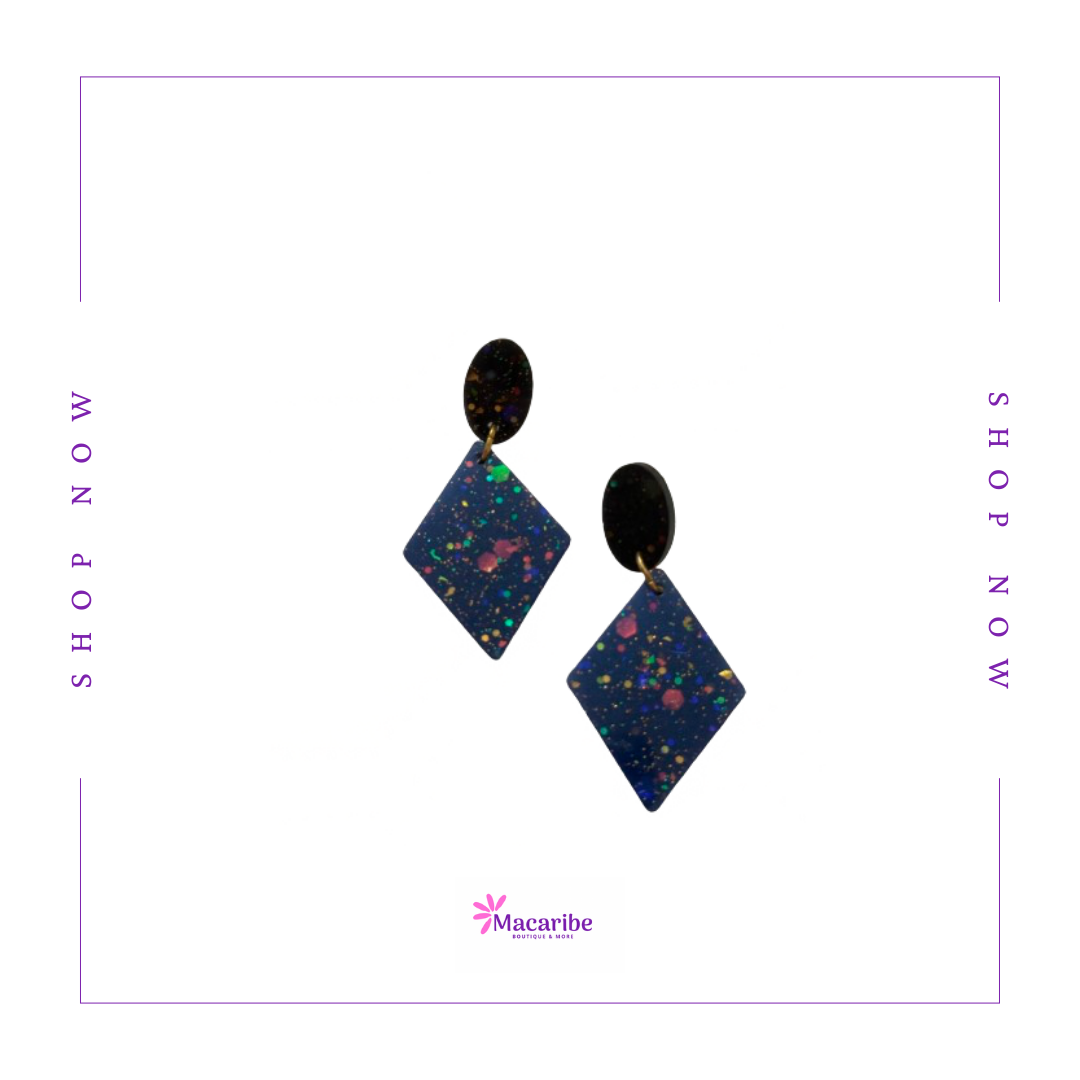 Colorful Geometric Earrings