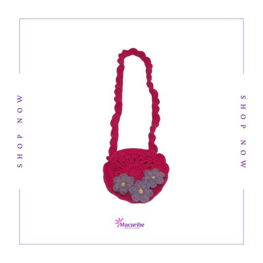 Circled & Colorful Mini Crochet Bags