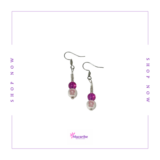 Breast Cancer Awareness Earrings