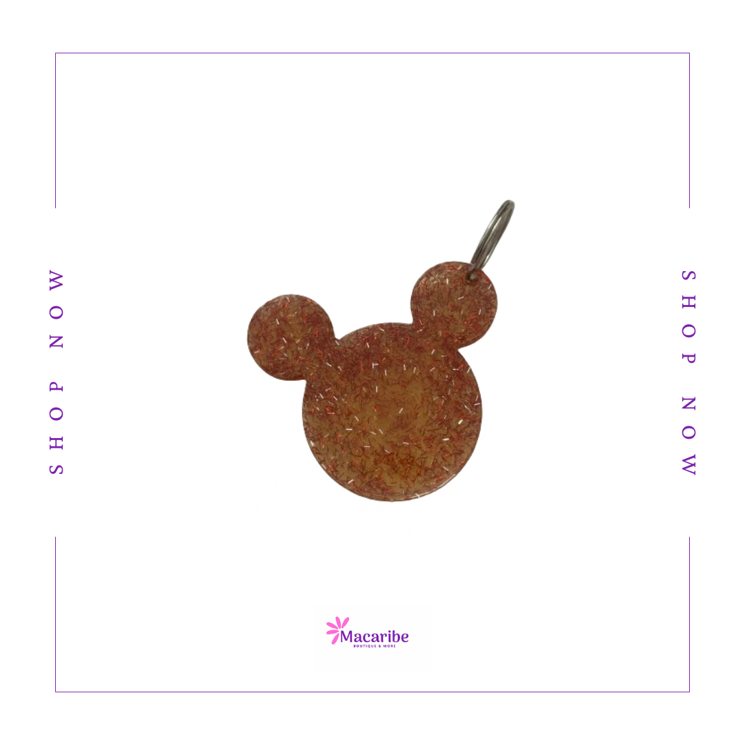 Minnie Mouse Resin Keychain