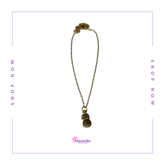 Golden Pineapple Necklace