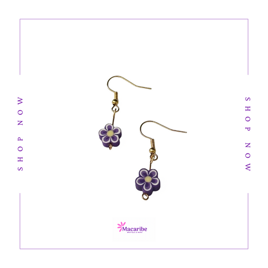 Multicolored Flower Earrings